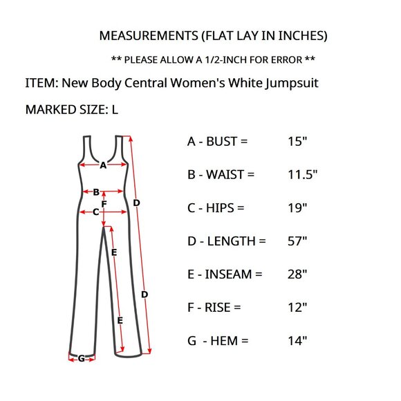 New Body Central Women's L Y2K White Stretch Wide Leg Halter Tie Neck Jumpsuit - Picture 12 of 12